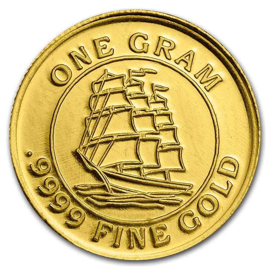 1 Gram Gold Round 999 Fine Secondary Market 0.032 Oz