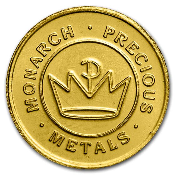 1 Gram Gold Round 999 Fine Secondary Market 0.032 Oz