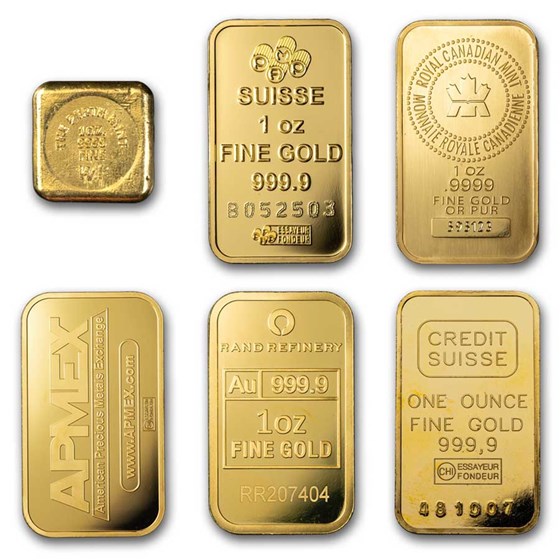 1 oz Gold Bar Private Mint .9999 Fine Secondary Market