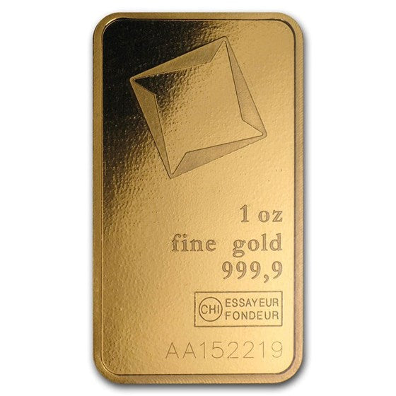1 oz Gold Bar Valcambi .9999 Fine In Assay