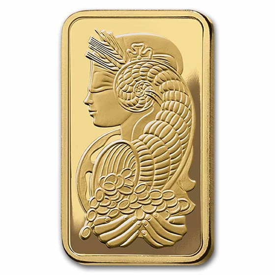 10 Gram Gold Bar PAMP Lady Fortuna Veriscan .9999 Fine In Assay
