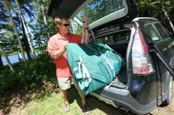 The TC16 Travel Canoe Inflatable Canoe - 3 Person Electric Pump Package