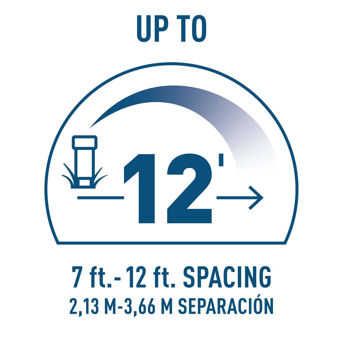 12-ft. Adjustable Pattern Spray Sprinkler Nozzle 53583