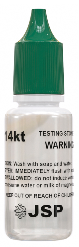 JSP 14K Gold Acid Testing Solution Jewelry Test Tester Detect Precious Metals Oro