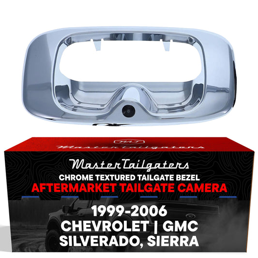 Chevrolet Silverado/GMC Sierra (1999-2006) Chrome Replacement Tailgate Bezel with Backup Camera