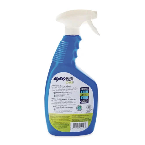 EXPO White Board CARE Dry Erase Surface Cleaner, 22 oz Spray Bottle, 12/Carton (1752229CT)