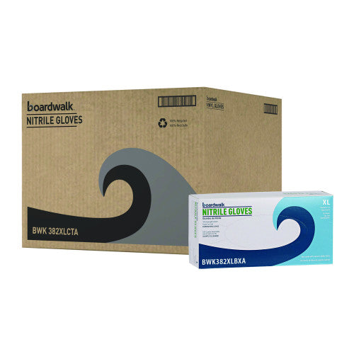 Boardwalk® Disposable Examination Nitrile Gloves, X-Large, Blue, 5 mil, 1000/Carton (BWK382XLCTA)