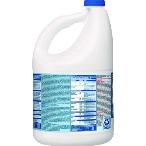Clorox Concentrated Germicidal Bleach, Regular, 121 oz Bottle, 3/Carton (30966CT)