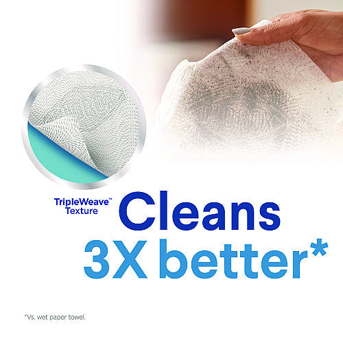 Clorox Disinfecting Wipes, 1-Ply, 7 x 7.75, Crisp Lemon, White, 75/Canister, 6 Canisters/Carton (01628)