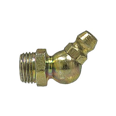10-1.0mm 45-Degree Grease Fitting 23mm length plated