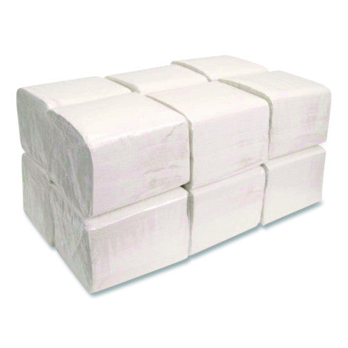 Boardwalk Dinner Napkins, 1-Ply, 16" x 16", White, 250/Pack, 12 Packs/Carton (1616NAPW)