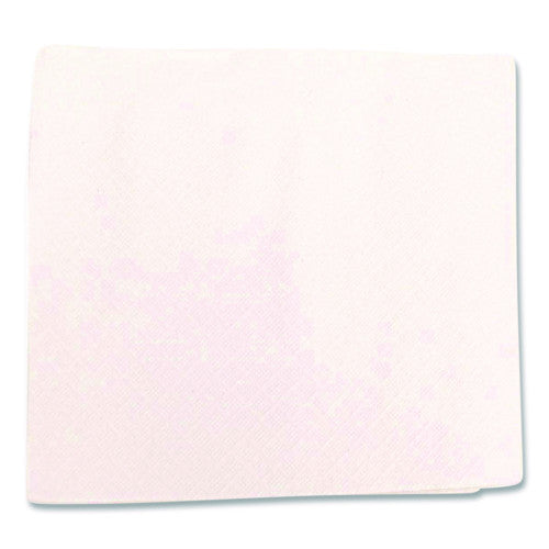 Boardwalk Dinner Napkins, 1-Ply, 16" x 16", White, 250/Pack, 12 Packs/Carton (1616NAPW)