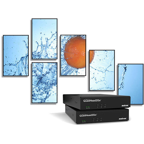 IN STOCK!! Matrox Q2G-DP4K QuadHead2Go Multi-Monitor Controller Appliance