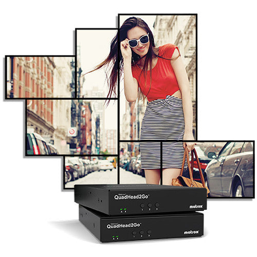 IN STOCK!! Matrox Q2G-DP4K QuadHead2Go Multi-Monitor Controller Appliance