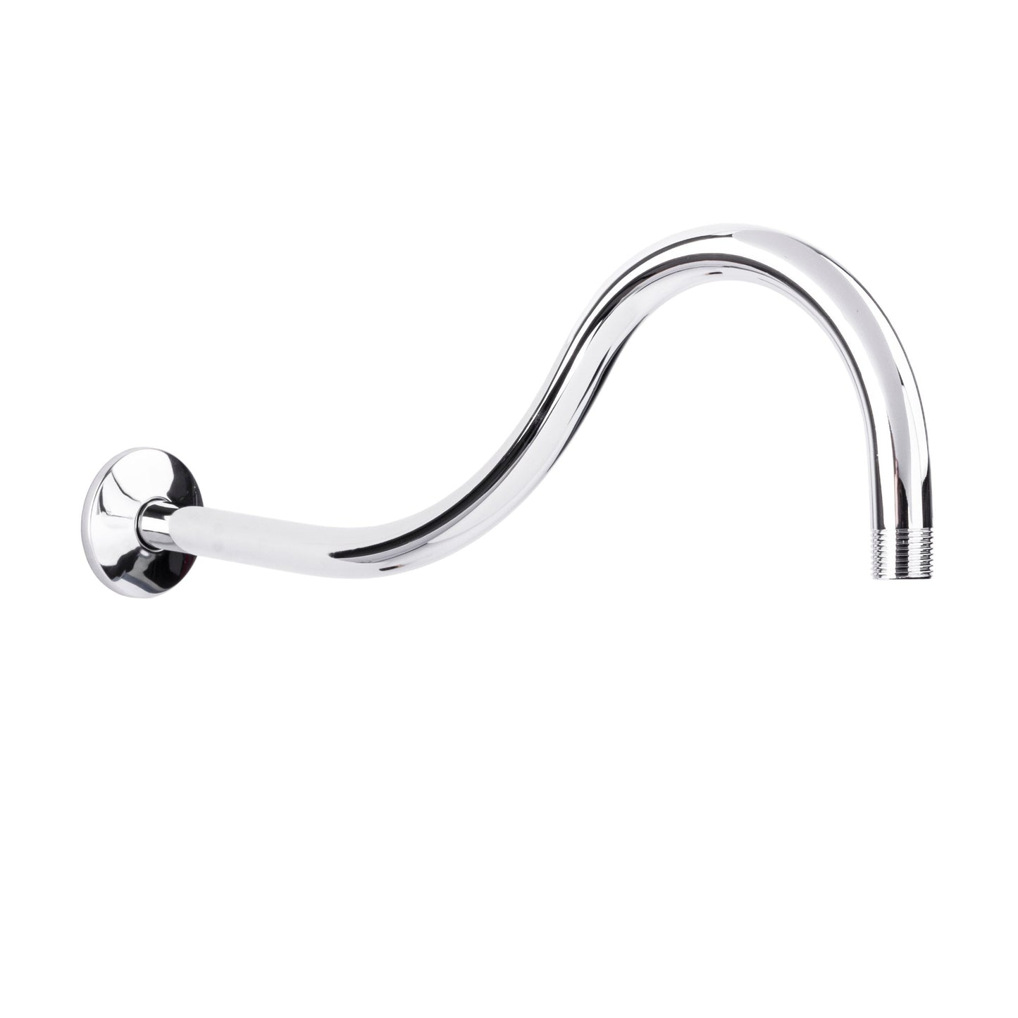 16 in. High-Arc Hook Shower Head Extension Arm (Chrome Finish)