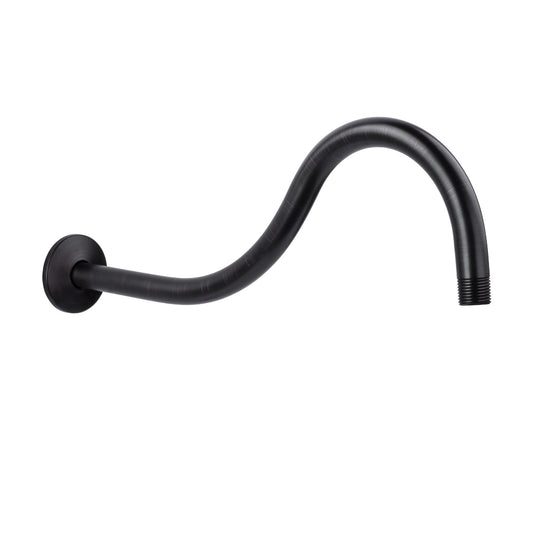 16 in. High-Arc Hook Shower Head Extension Arm (Oil-Rubbed Bronze Finish)