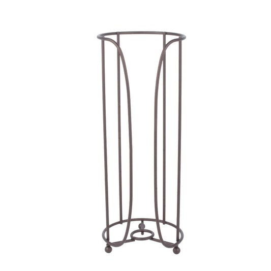 Freestanding Toilet Paper Holder for Standard Rolls (Oil-Rubbed Bronze Finish)