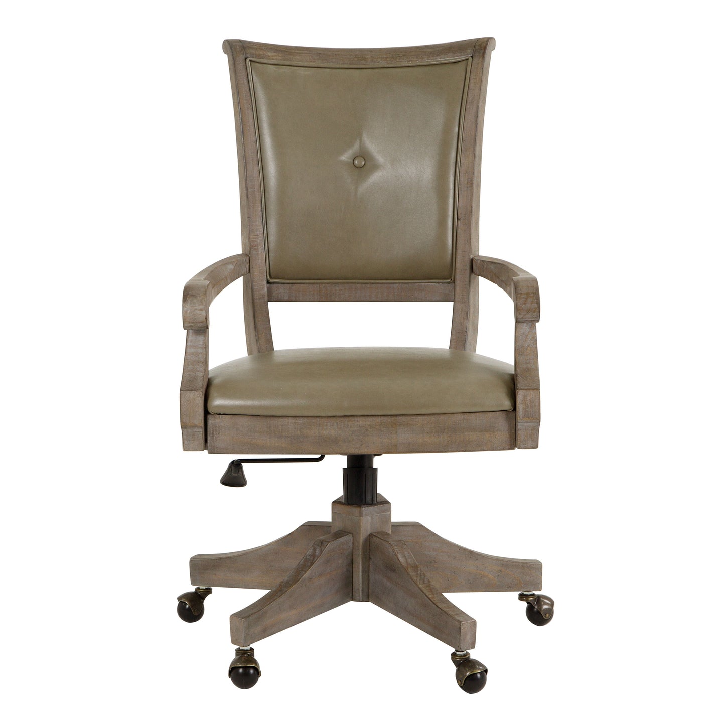 Lancaster - Fully Upholstered Swivel Chair - Dove Tail Gray