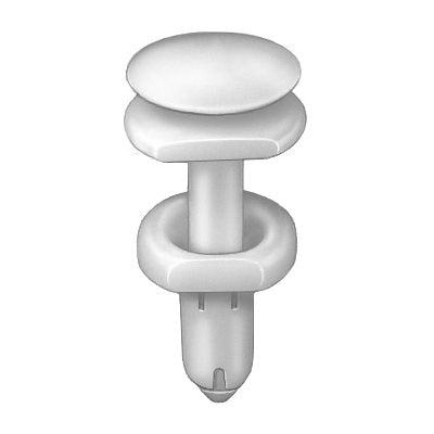 9/16 x 41/64in GM Door Trim Panel Push Type Retainer White