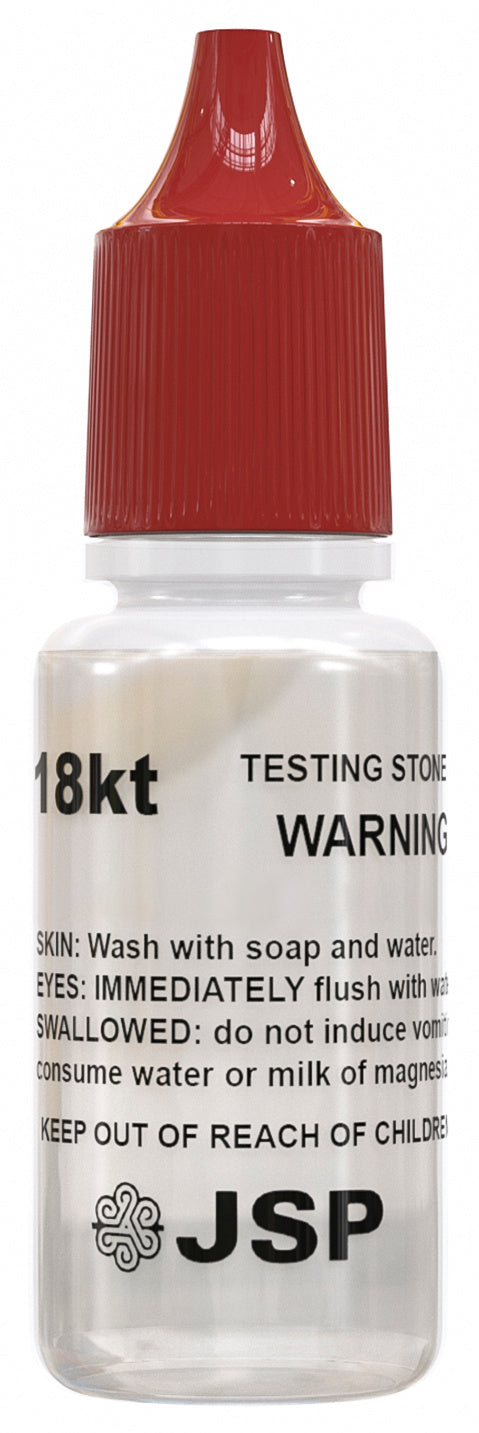 3 Bottles of JSP 14K & 1 Bottle of 18K Gold Acid Testing Solution Jewelry Test Tester Precious Metals