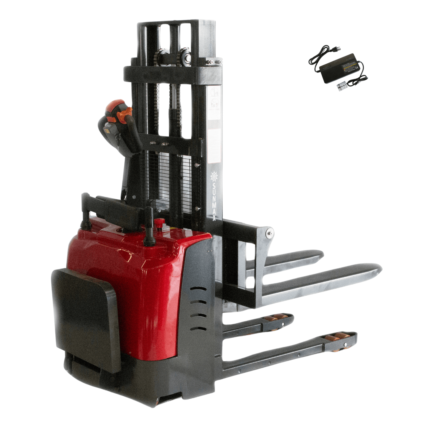 PS3300FE-2M Full-Electric Walkie Pallet Stacker – 3,300 lb Capacity, 78.7" Lift Height