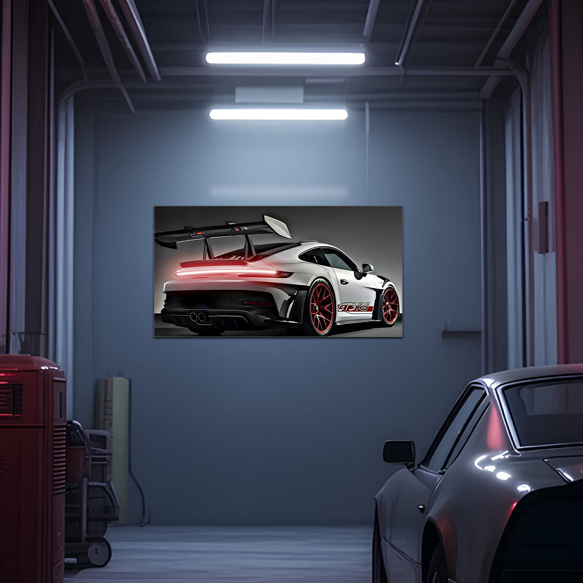 Neon LED Car Wall Art Sign - Custom Acrylic Automotive Light