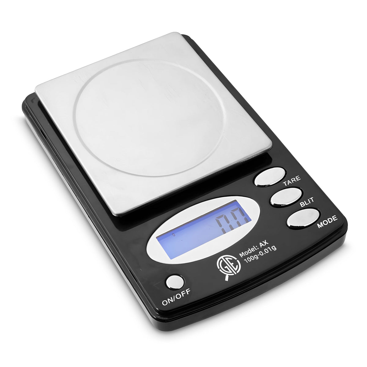 GTE 100AX Digital Jewelry Scale – 100g x 0.01g Precision, 6 Weighing Modes