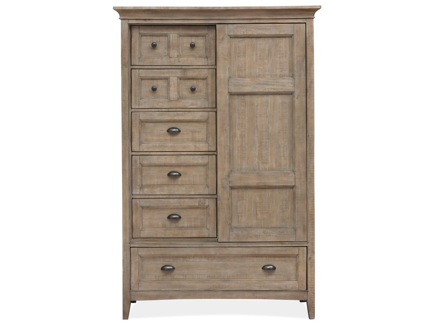 Paxton Place - Wood Door Chest - Dove Tail Gray