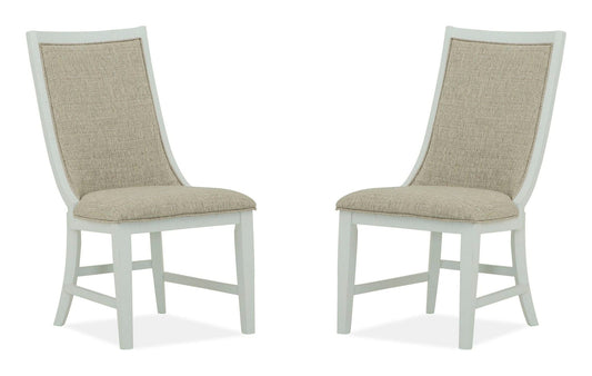 Heron Cove - Upholstered Host Side Chair (Set of 2) - Chalk White