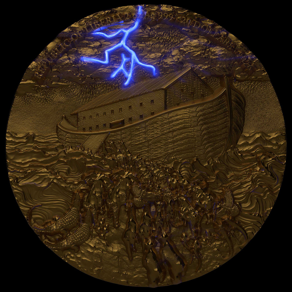2026 Liberia Noah’s Ark Blind Box 2 oz .999 Silver Collectible Coin | 999 Minted