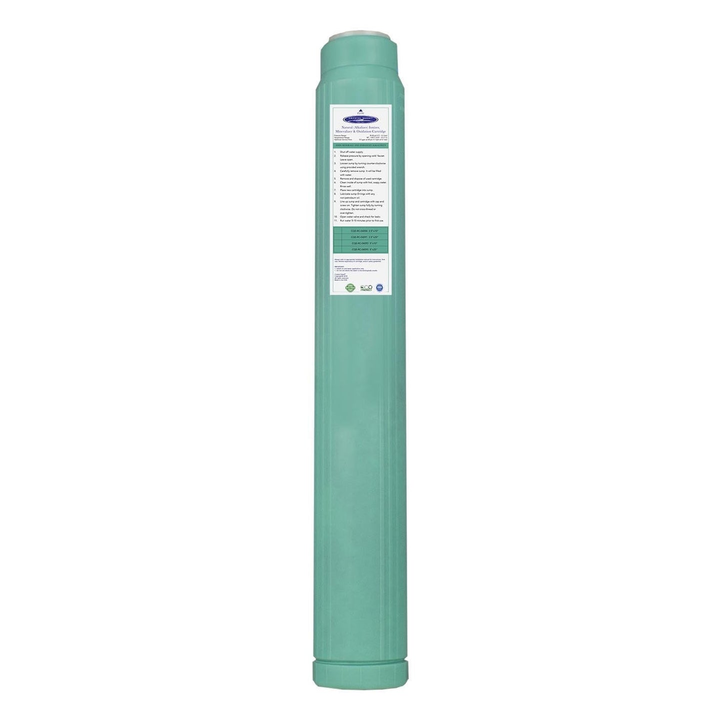 Alkalize/Ionizer, Mineralizer & Oxidation Cartridge