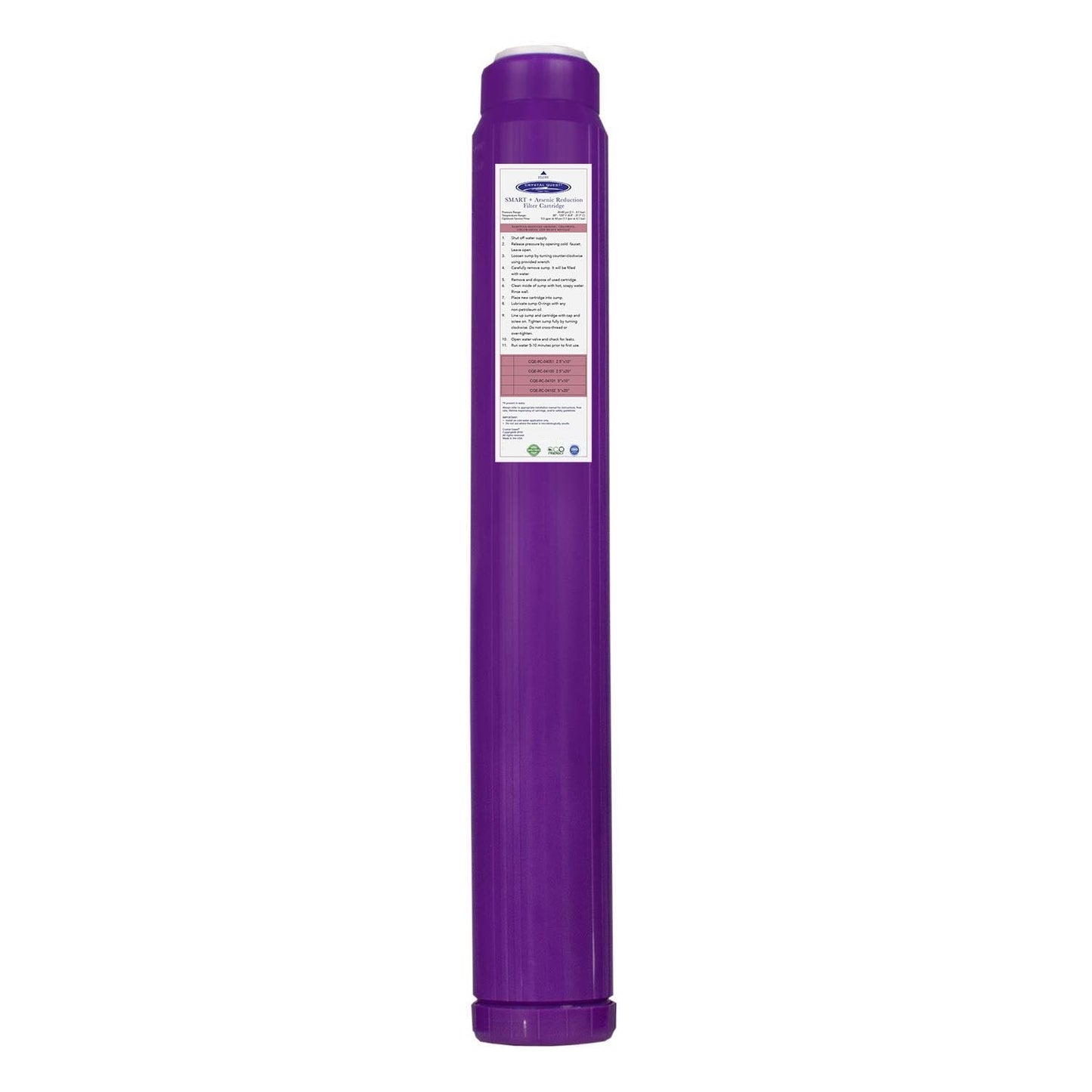 Arsenic Removal + SMART Filter Cartridge