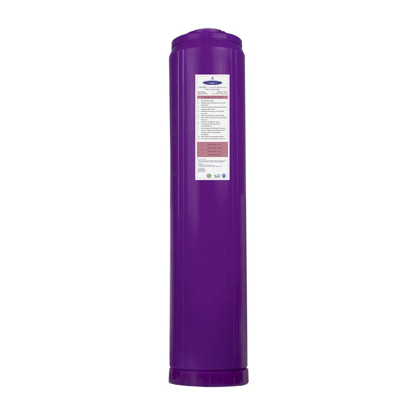 Arsenic Removal + SMART Filter Cartridge