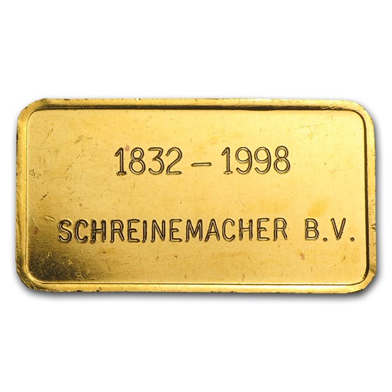 20 Gram Gold Bar Secondary Market .999 Fine 0.643 Oz