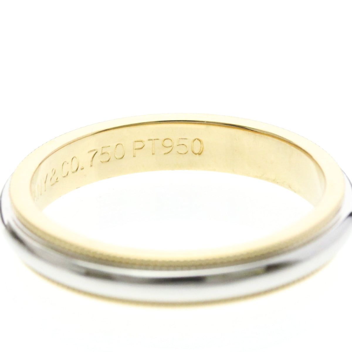 Tiffany Milgrain · Platinum & 18K Gold