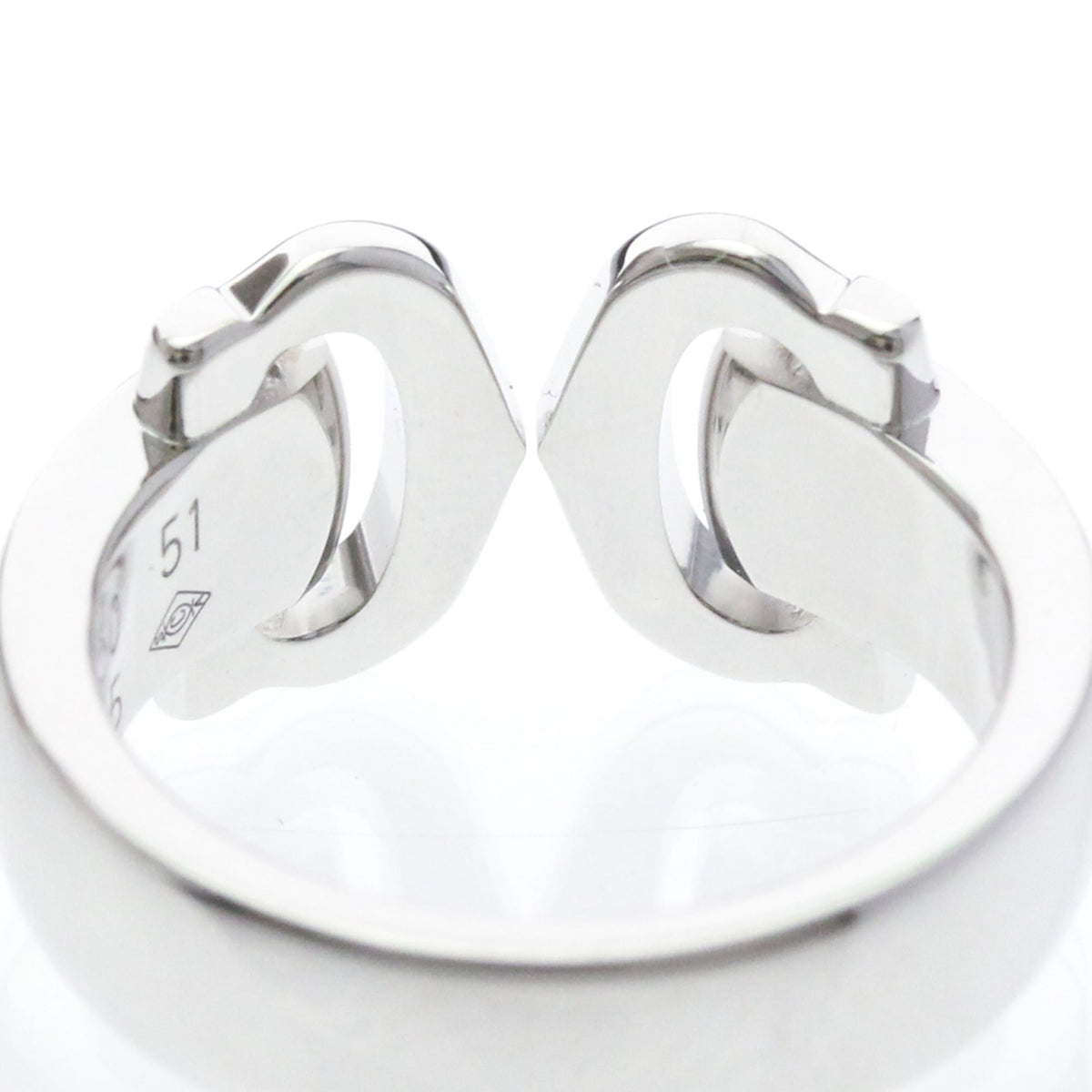 Cartier 2C Boucle Diamond · 18K White Gold