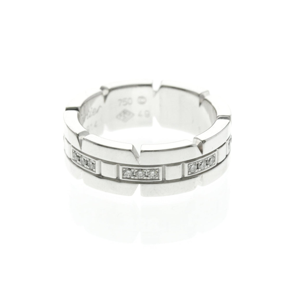 Cartier Tank Française · 18K White Gold · Diamond