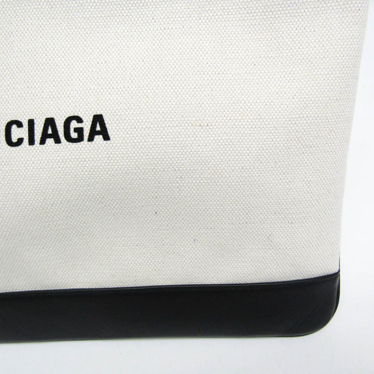 Balenciaga Navy Clip · Canvas Clutch