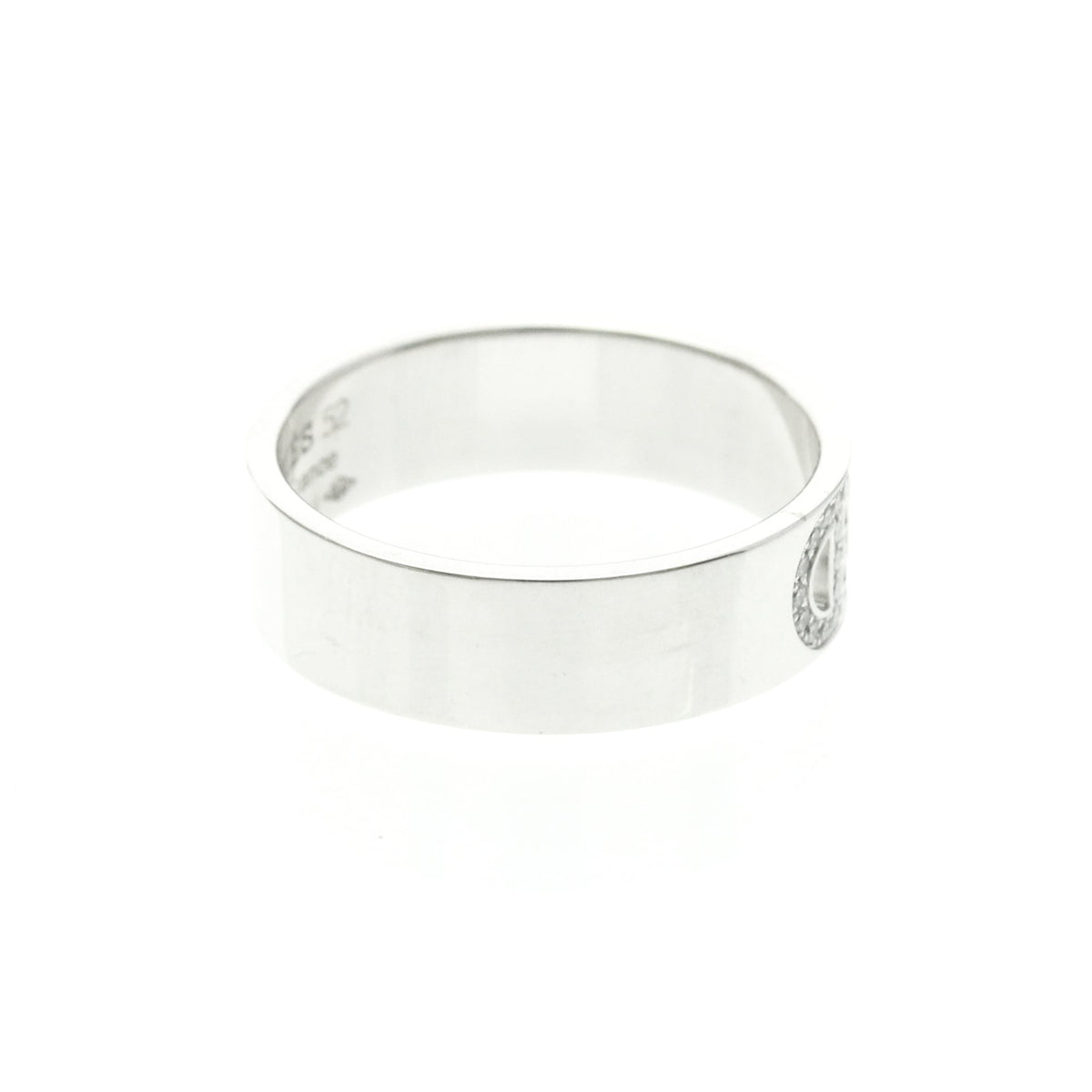 Hermès H d'Ancre · 18K White Gold · Diamond