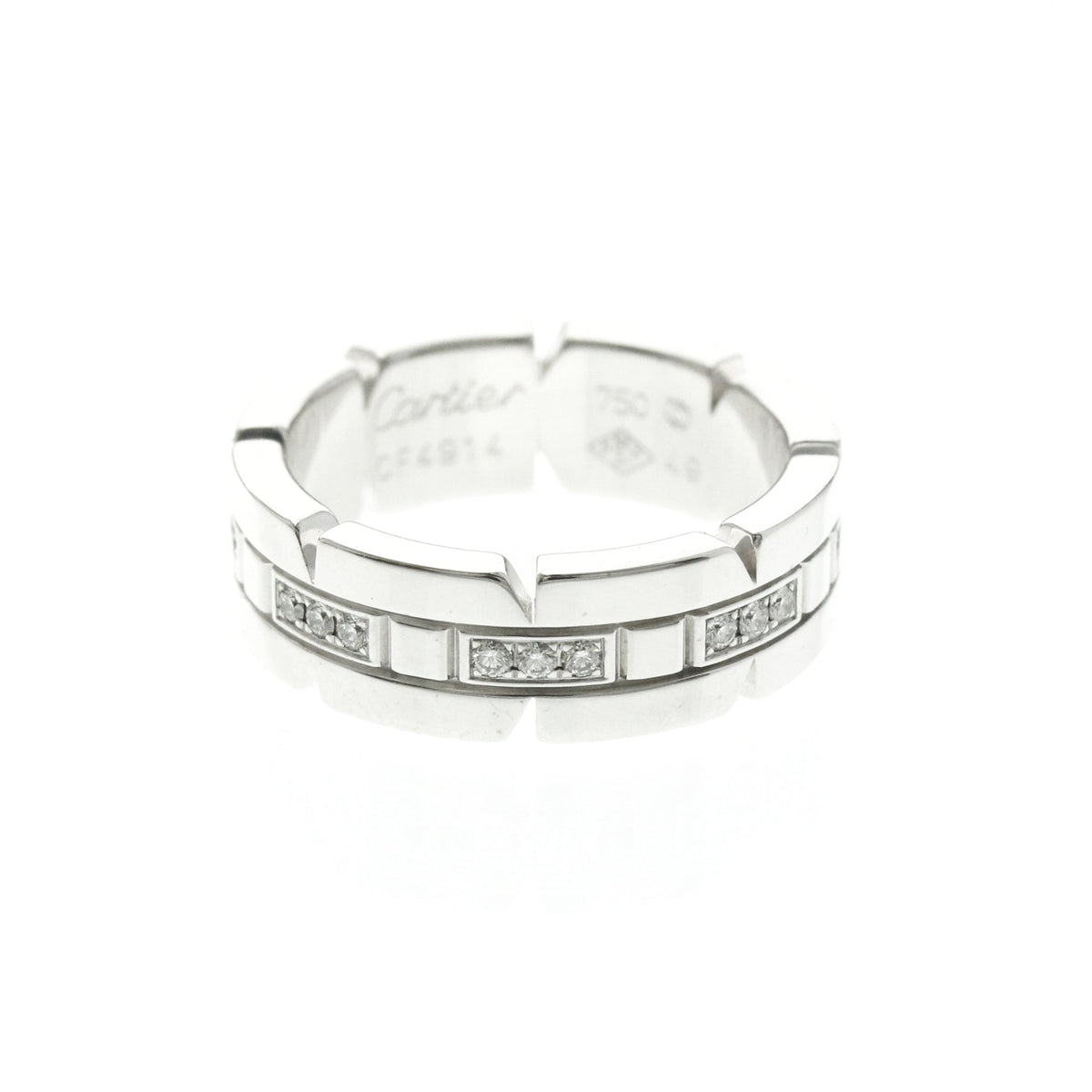 Cartier Tank Française · 18K White Gold · Diamond