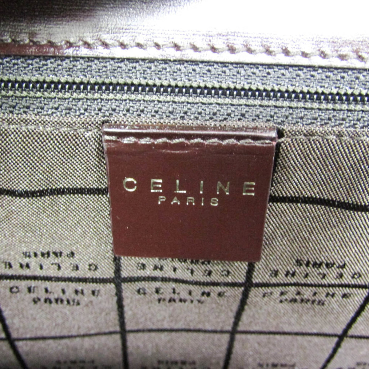 Celine Vintage Front Pocket Tote · Leather