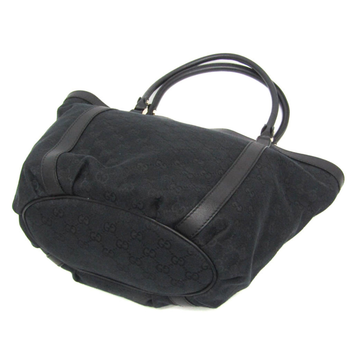 Gucci GG Canvas Tote · Leather Trim