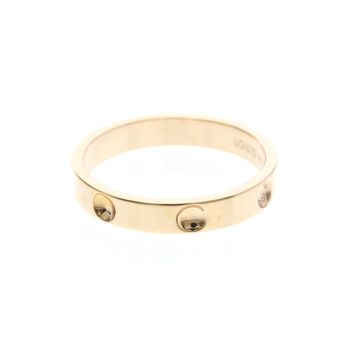 Louis Vuitton Petite Bague Empreinte · Rose Gold