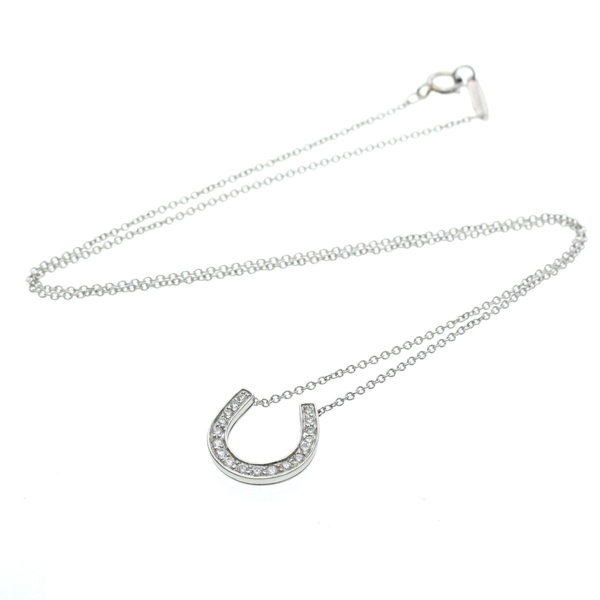 Tiffany Horseshoe · Platinum · Diamond
