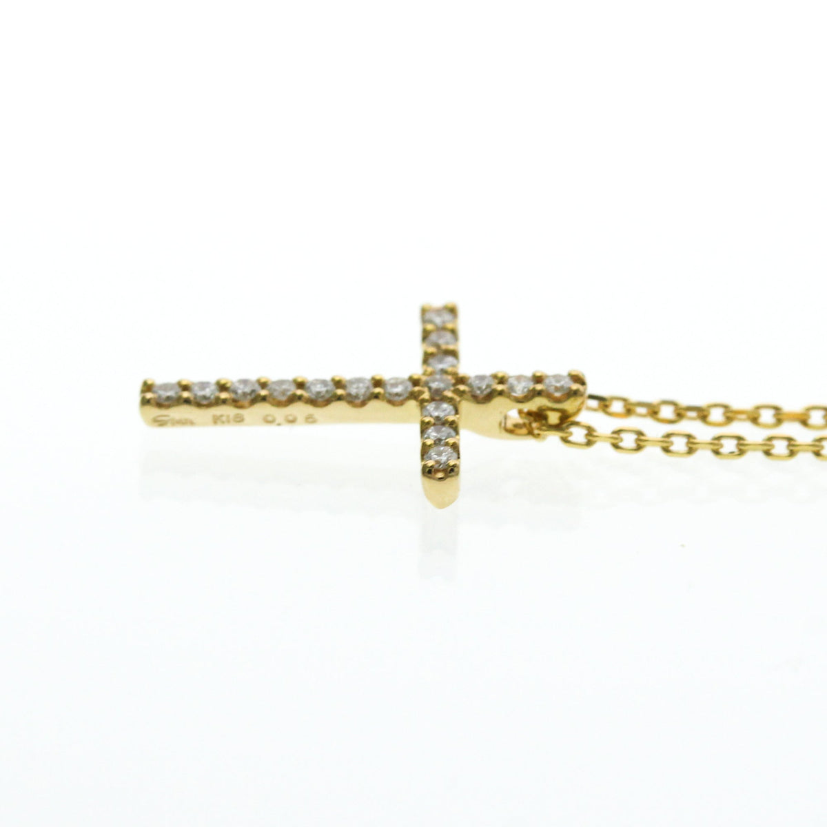 Star Jewelry Cross · 18K Yellow Gold · Diamond
