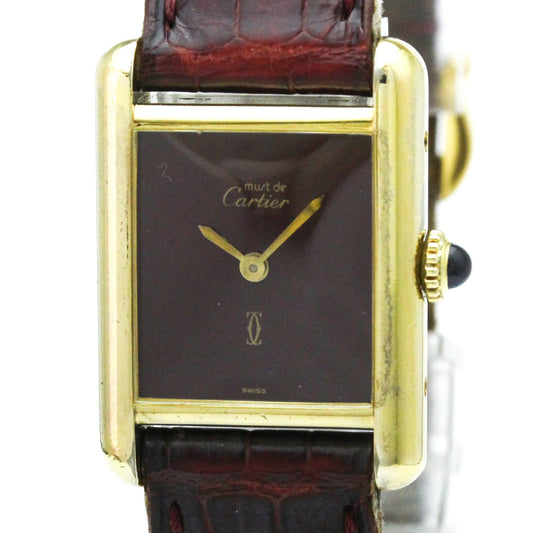 Cartier Must Tank · Vermeil · Manual Wind