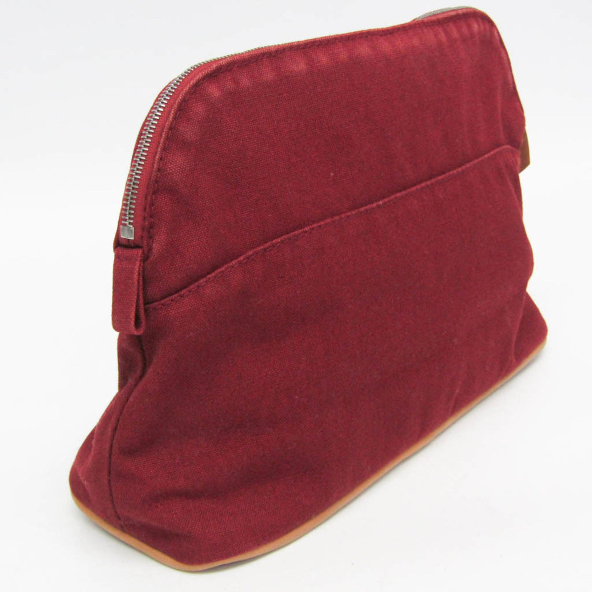 Hermès Bolide MM · Canvas & Leather Pouch