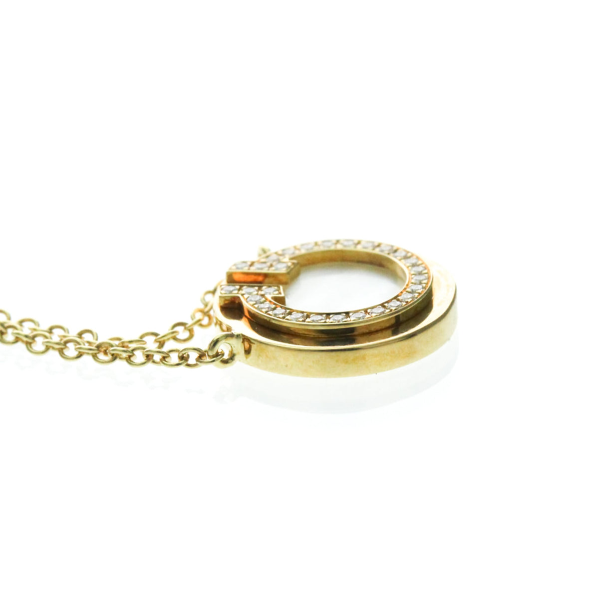 Tiffany T Two Circle · 18K Yellow Gold · Diamond