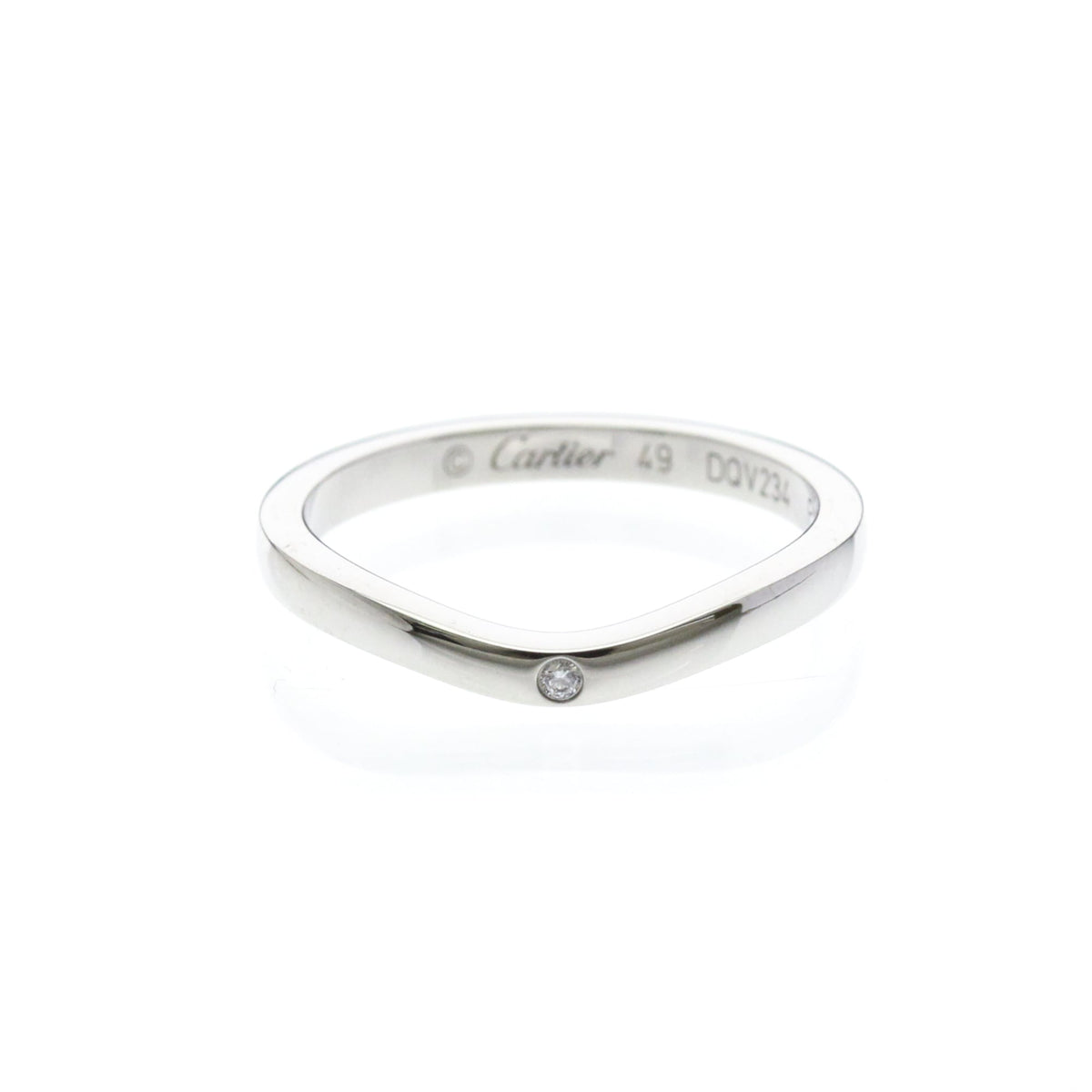 Cartier Ballerina · Platinum · Three Diamonds