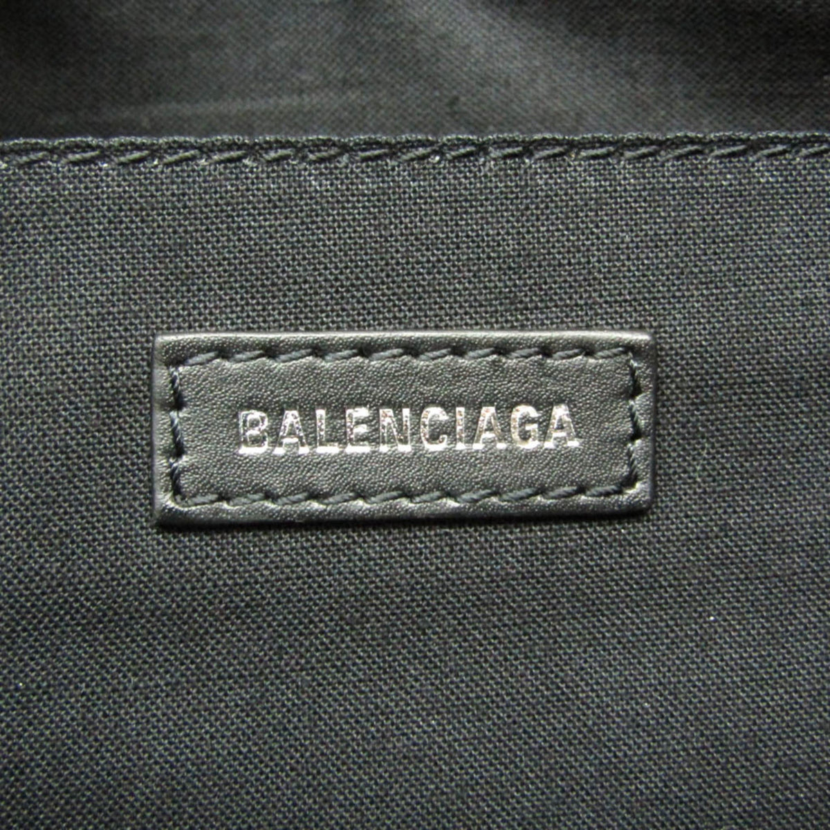 Balenciaga Navy Clip · Canvas Clutch